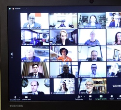 Reunión anual conjunta mediante videoconferencia de los miembros y de la Junta Directiva del Queen Sofia Spanish Institute